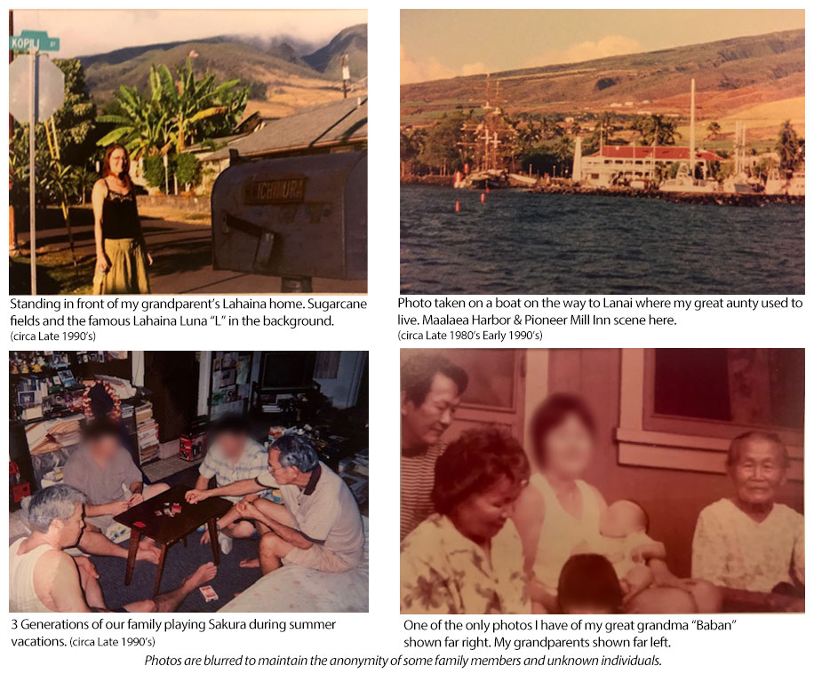 Photos of the creator of Hanafooda and the Family Inspiration