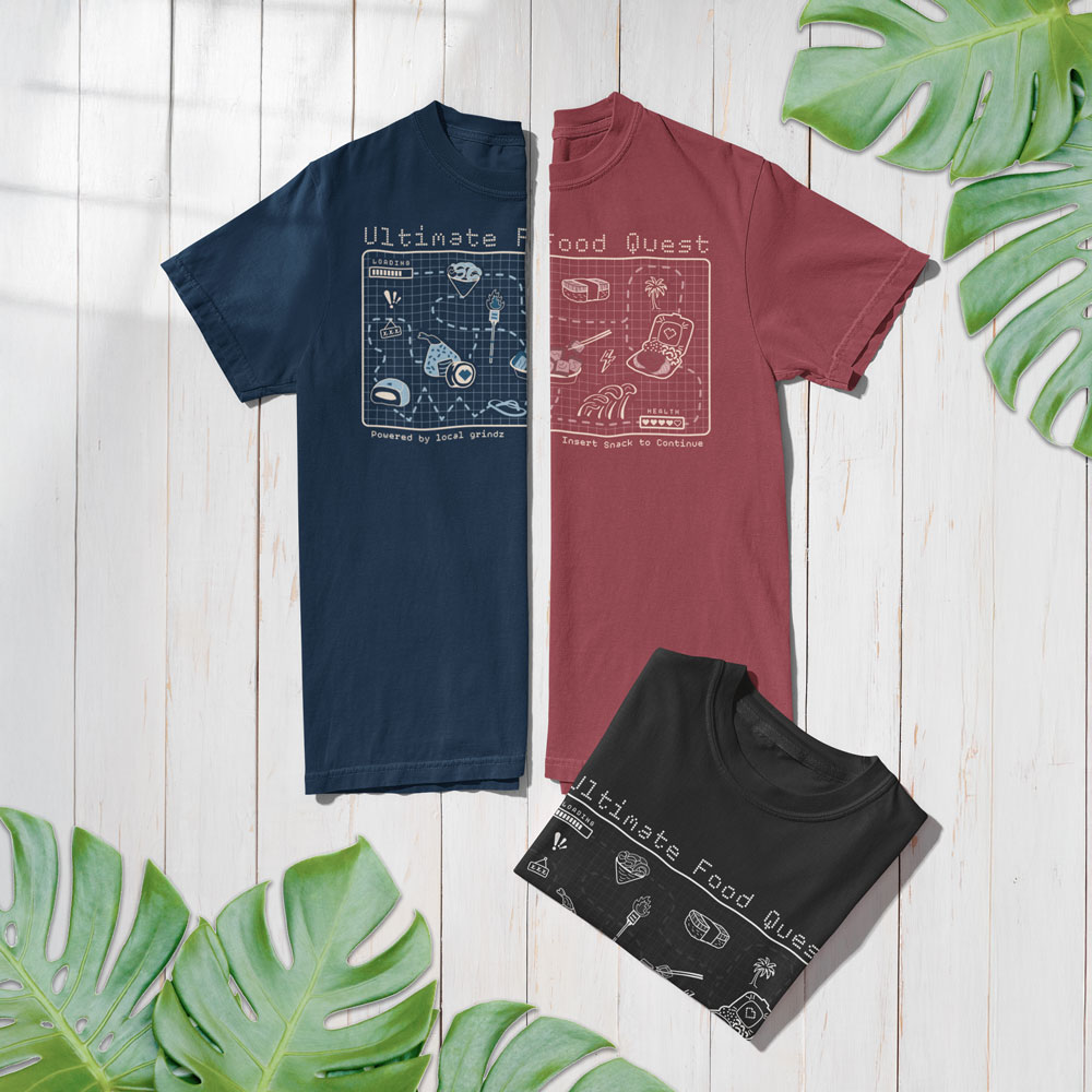 Ultimate Island Food Quest™ Retro Gamer T-Shirt