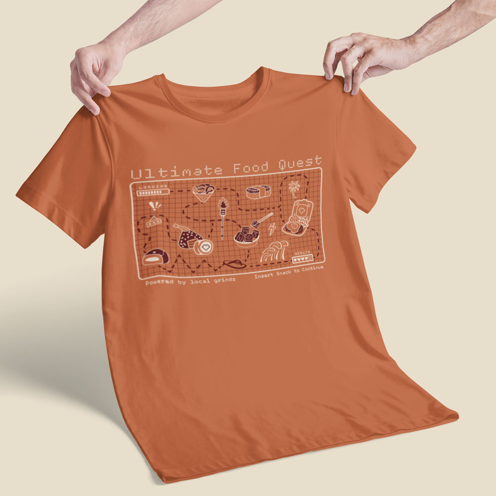 Ultimate Island Food Quest™ Retro Gamer T-Shirt - Image 5