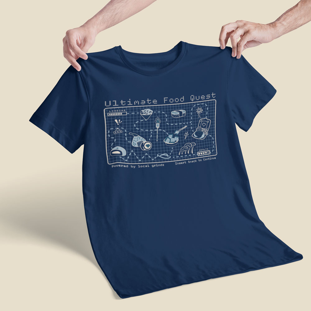 Ultimate Island Food Quest™ Retro Gamer T-Shirt - Image 4
