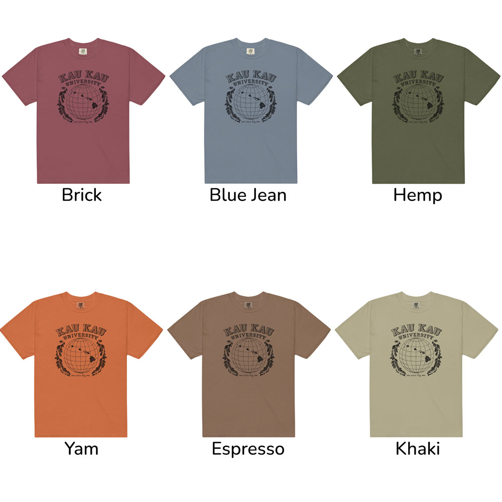 Kau Kau University Vintage Hawaii Local Grinds T-Shirt - Image 5