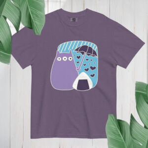 Spam Musubi tee, cute monster design, Hawaii food humor, funny island tee