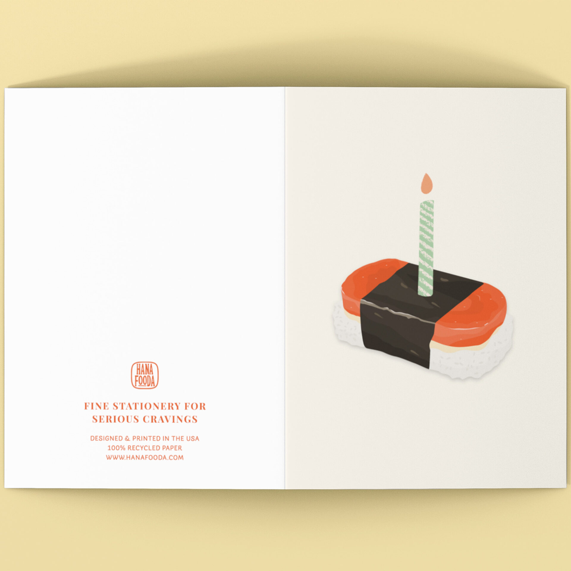 Spam Musubi Birthday Card - Image 3