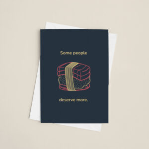 Double Decker Sushi Birthday Card