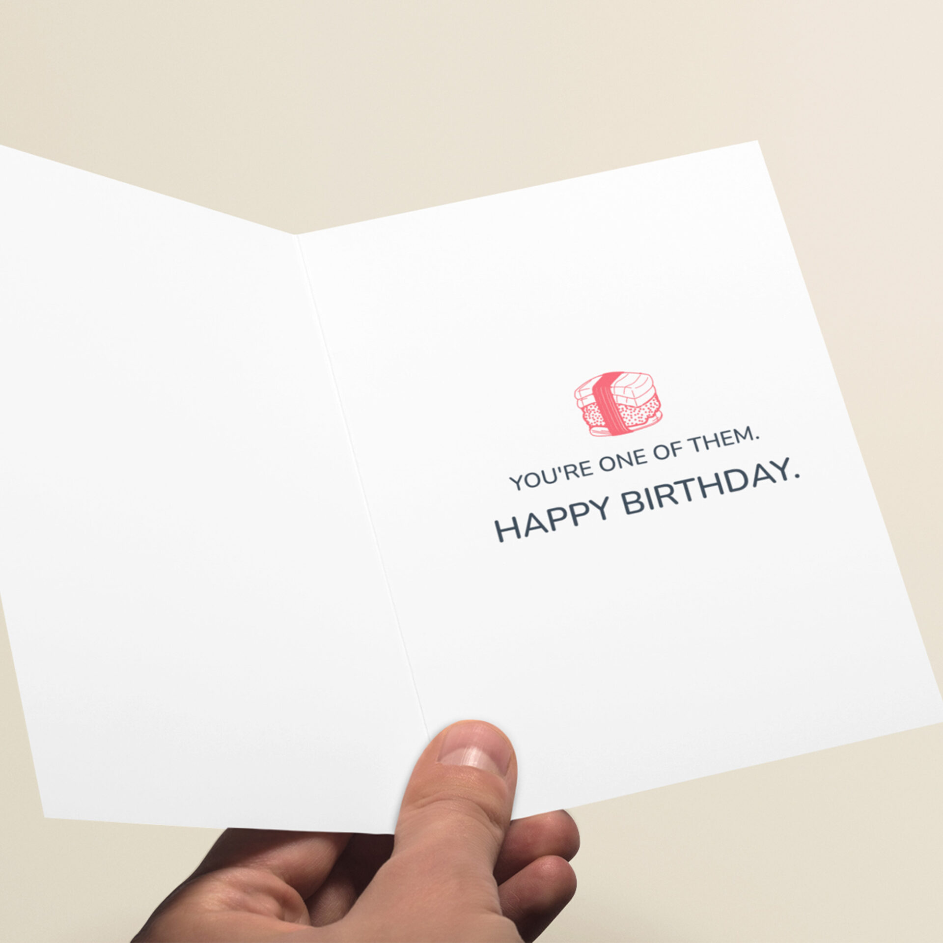 Double Decker Sushi Birthday Card - Image 2