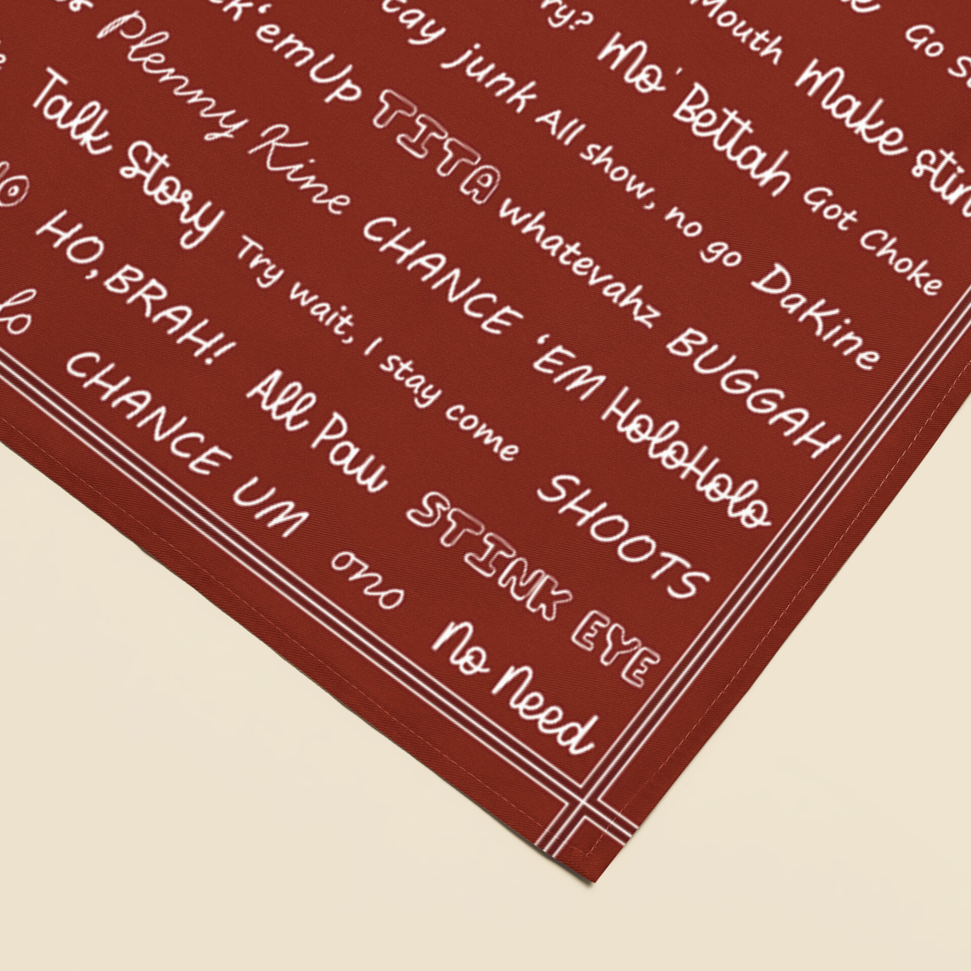 linen tea towel, island lifestyle, kamaʻāina gift, talk story collection