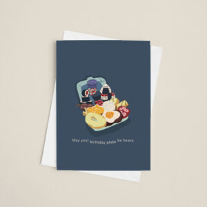 Mixed Plate Lunch Birthday Card | Legendary Appetite Card