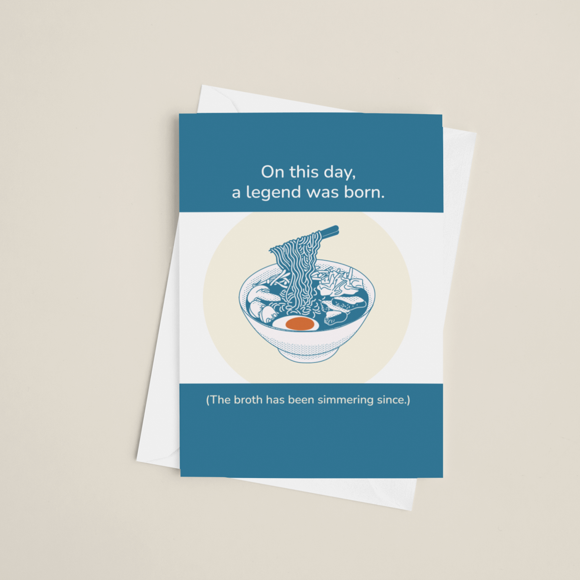 Legendary Saimin Noodles Birthday Card
